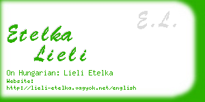 etelka lieli business card